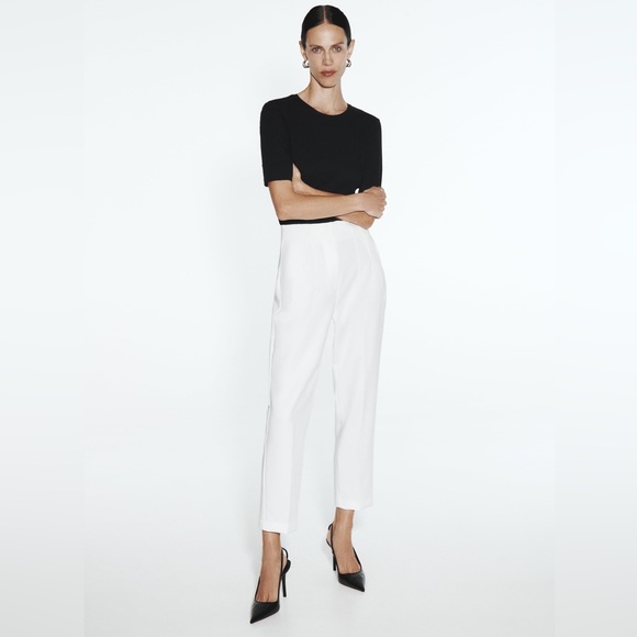 White Zara Trousers - Picture 1 of 5